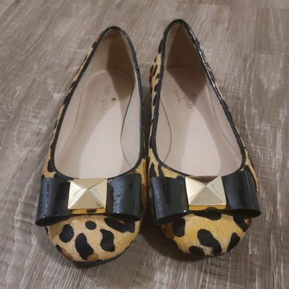 Kate Spade Tula Ballerina Leopard Print Flats - Picture 3 of 10